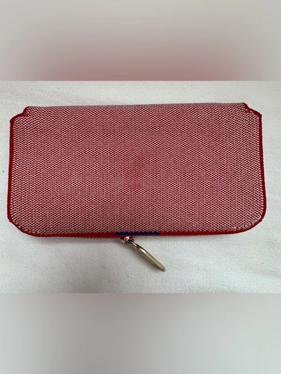 Rothy's Red Gingham Zip Wallet - Picture 6 of 6